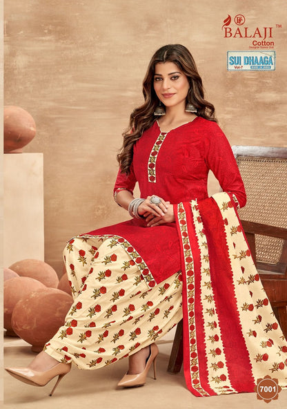 Sui Dhaaga Vol 7 Balaji Cotton Cotton Dress Material