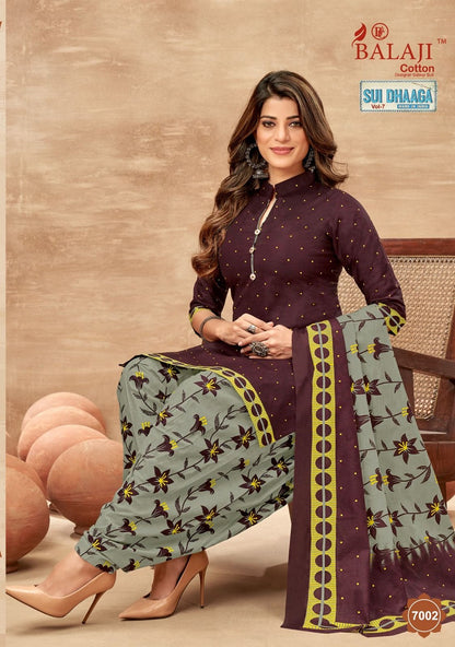 Sui Dhaaga Vol 7 Balaji Cotton Cotton Dress Material