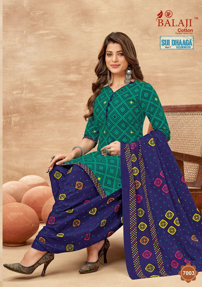 Sui Dhaaga Vol 7 Balaji Cotton Cotton Dress Material