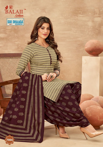 Sui Dhaaga Vol 7 Balaji Cotton Cotton Dress Material
