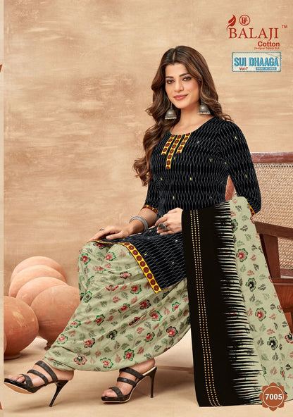 Sui Dhaaga Vol 7 Balaji Cotton Cotton Dress Material