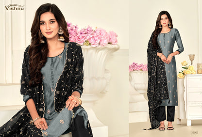 Sukoon Vishnu Impex Vichitra Pant Style Suits