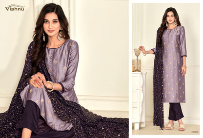 Sukoon Vishnu Impex Vichitra Pant Style Suits