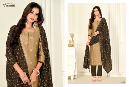 Sukoon Vishnu Impex Vichitra Pant Style Suits