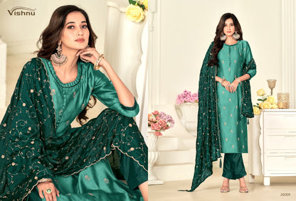 Sukoon Vishnu Impex Vichitra Pant Style Suits