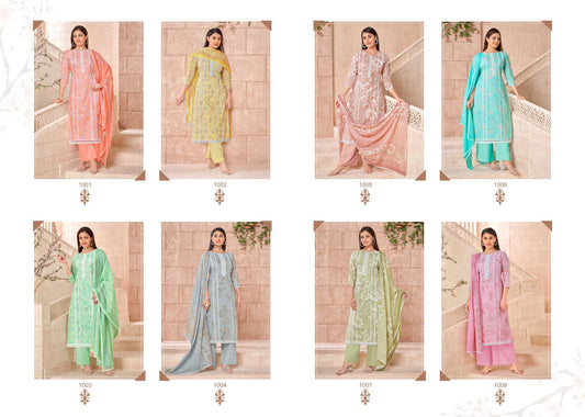Summer Candy Salvi Fashion Lawn Plazzo Style Suits