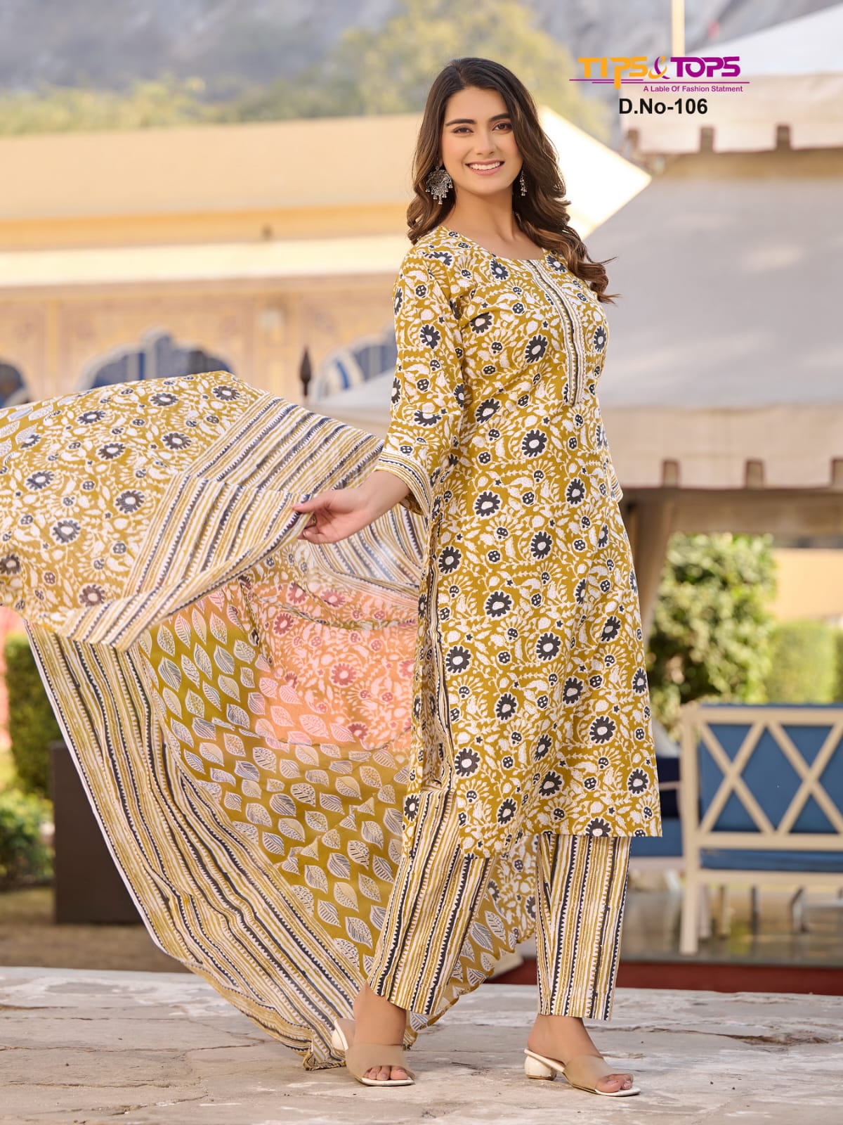 Summer Fashion Vol 1 Tips Tops Cotton Readymade Pant Style Suits