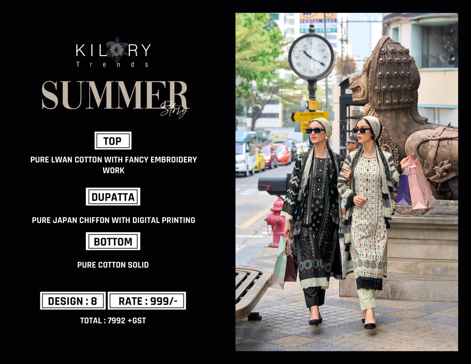 Summer Story Kilory Lawn Cotton Pant Style Suits
