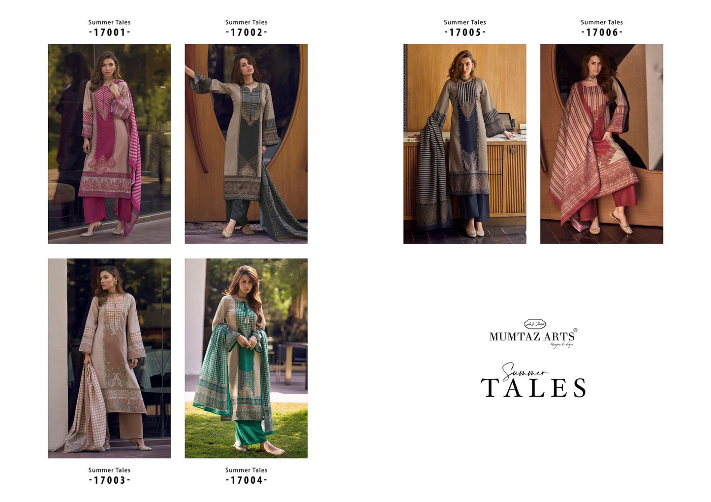 Summer Tales Mumtaz Arts Lawn Cotton Pant Style Suits