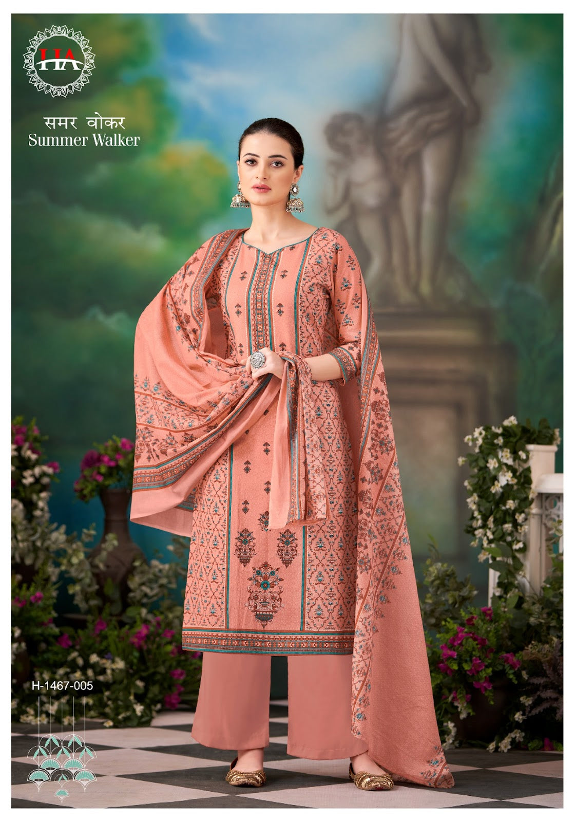 Summer Walker Harshit Fashion Cambric Cotton Pant Style Suits