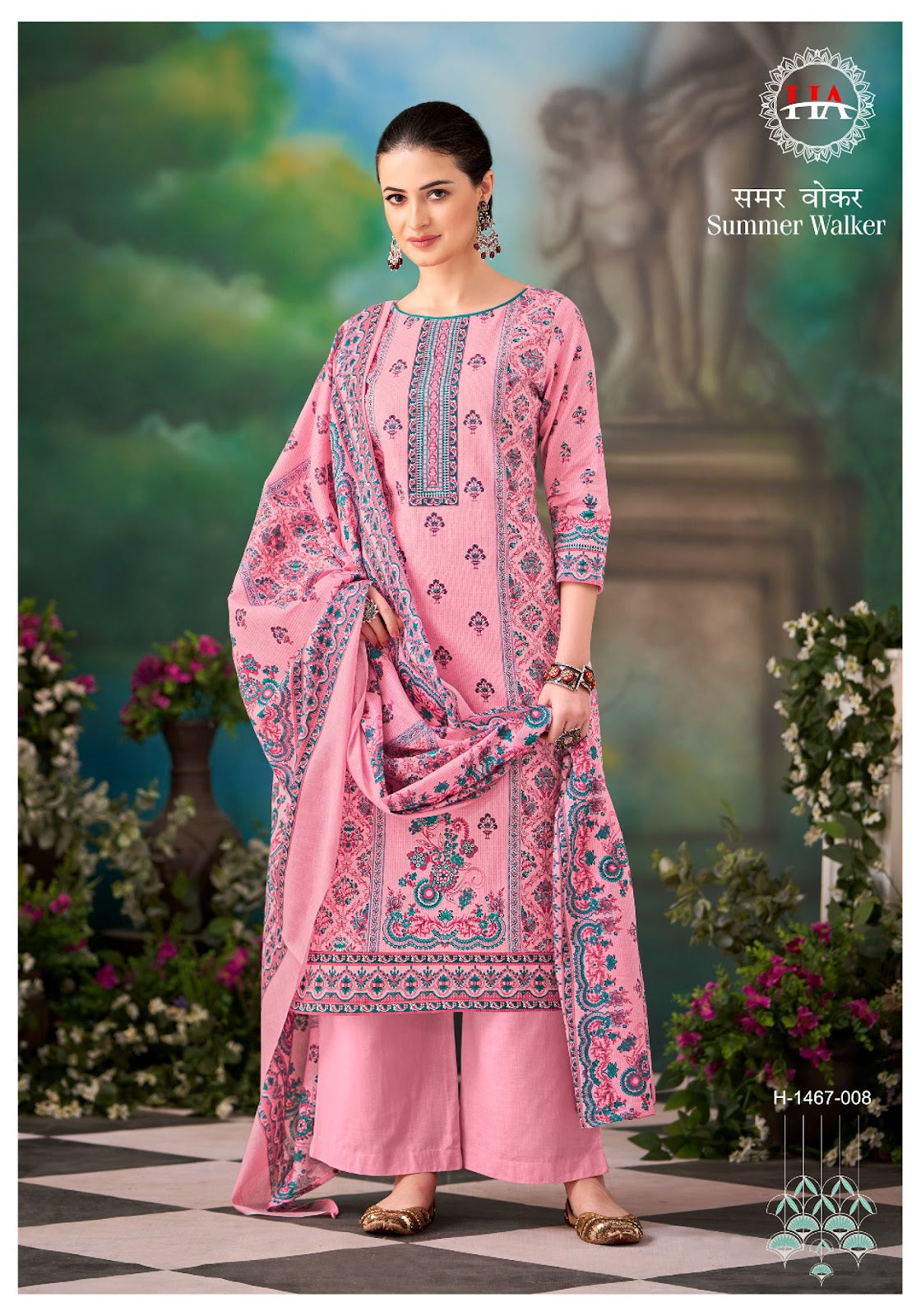 Summer Walker Harshit Fashion Cambric Cotton Pant Style Suits