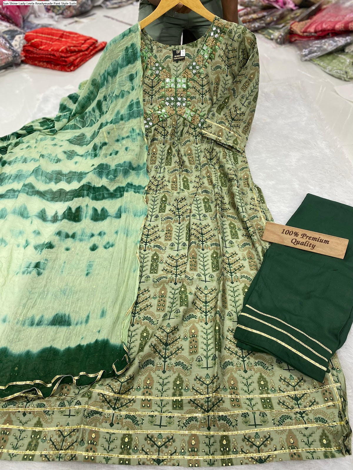 Sun Shine Lady Leela Muslin Readymade Pant Style Suits