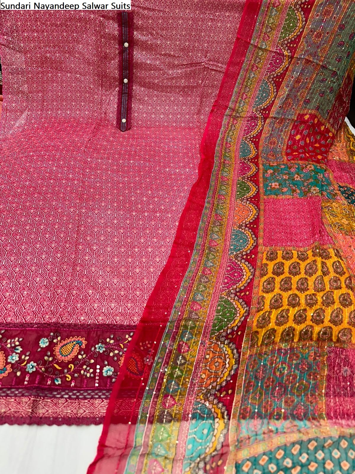Sundari Nayandeep Viscose Salwar Suits