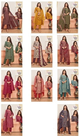 Sunshine Series Dveeja Fashion Chanderi Readymade Pant Style Suits