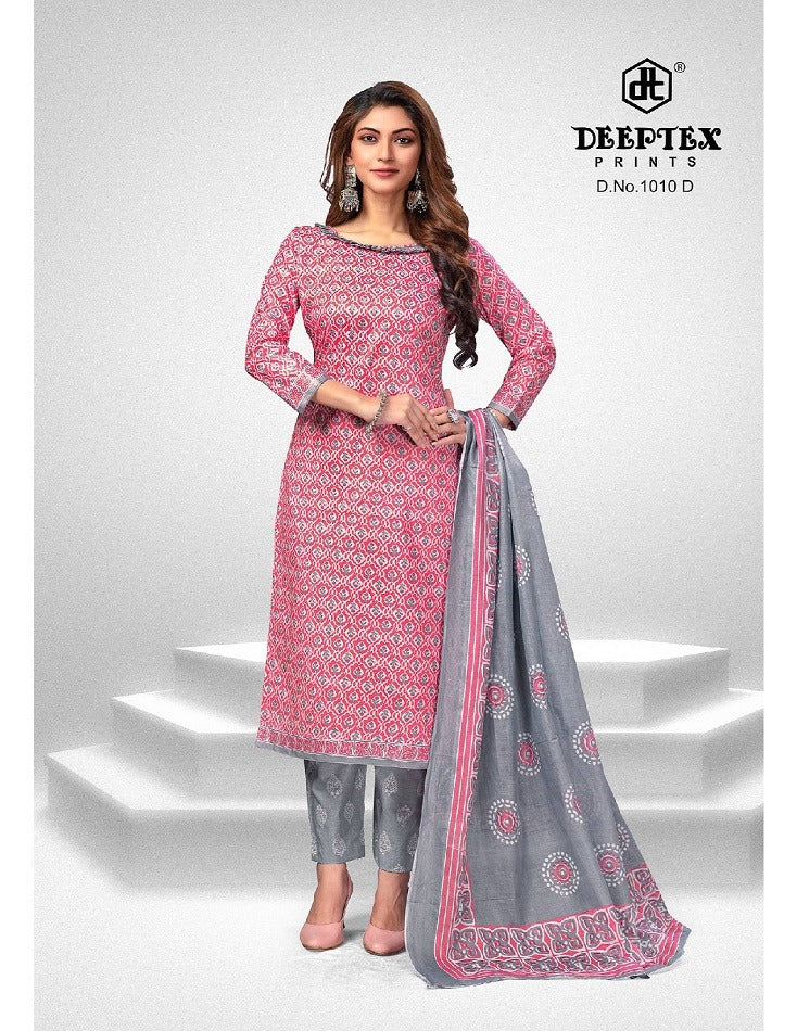 Buy Deeptex Aaliza Vol 6 Casual Wear Pure Cotton Printed Dress Materials.