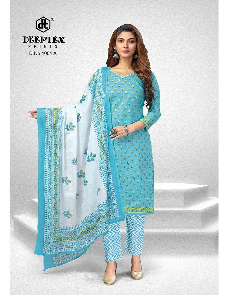 Super Gold Vol 1 Deeptex Prints Cotton Dress Material