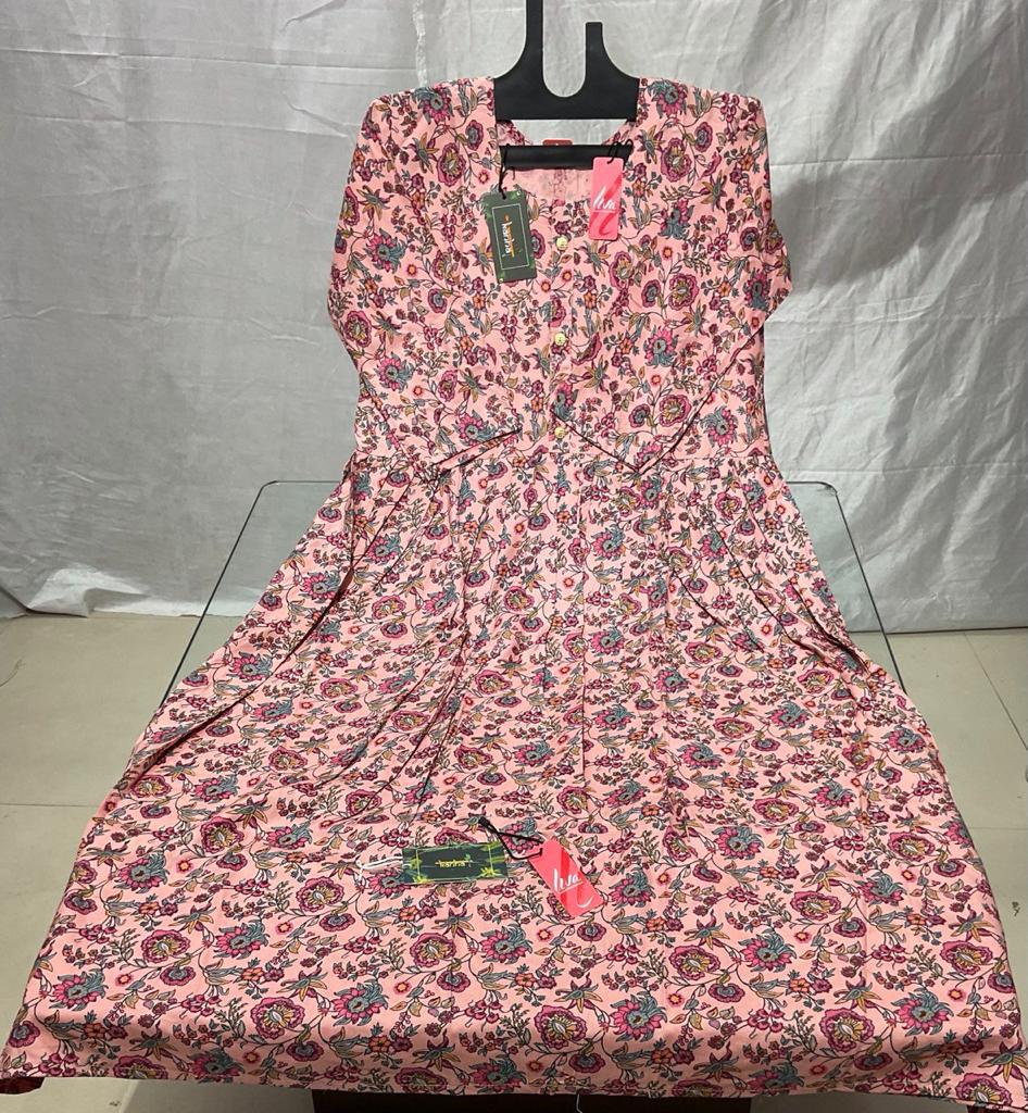 Super Kanha Reyon Anarkali Kurtis