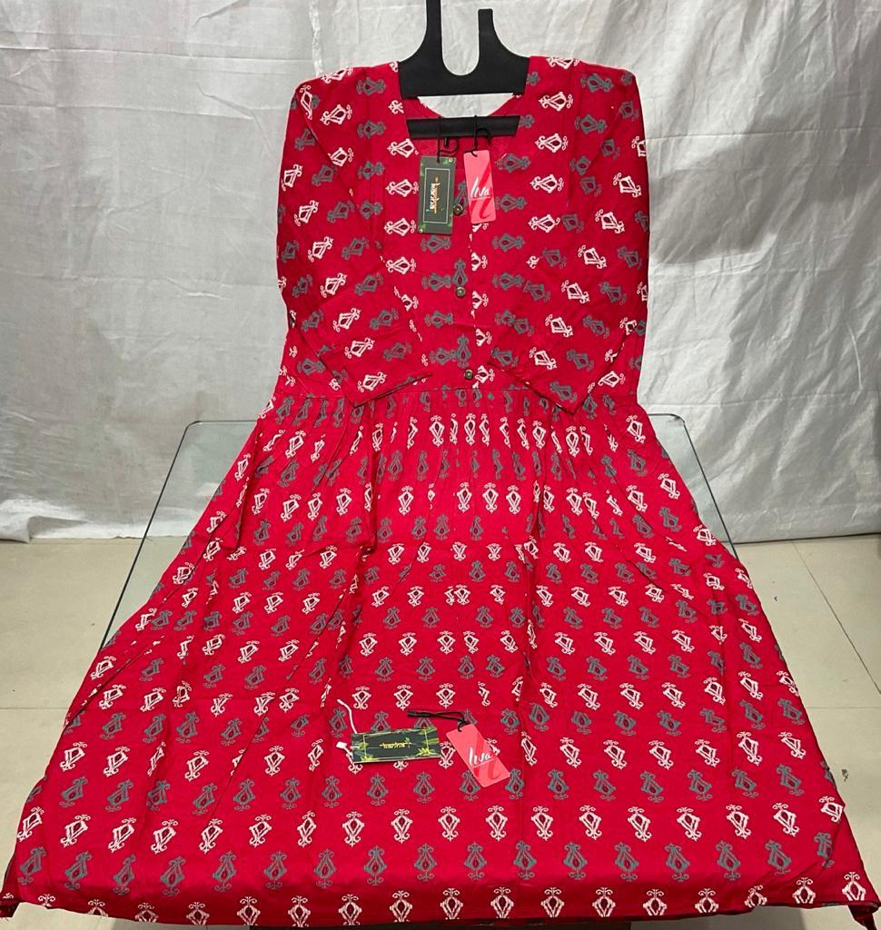 Super Kanha Reyon Anarkali Kurtis