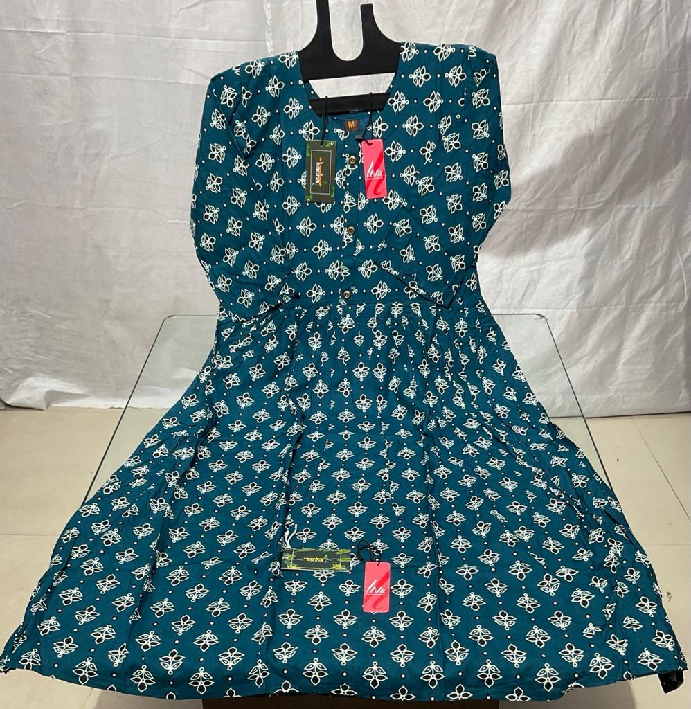 Super Kanha Reyon Anarkali Kurtis