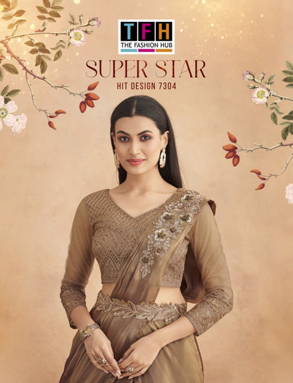 Super Star 7304 Tfh Sarees