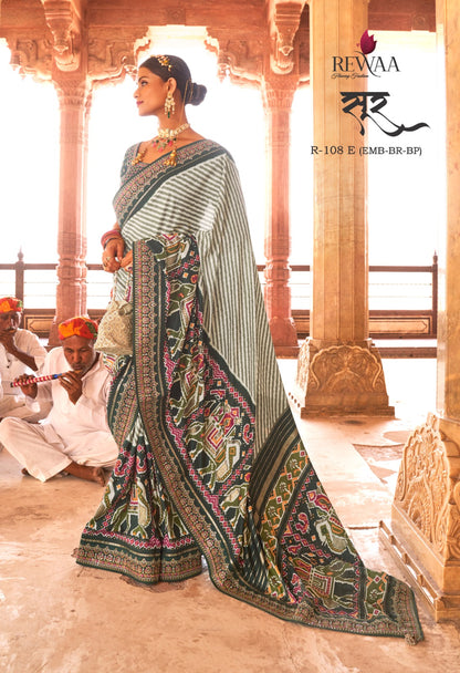 Sur Silk-108 Series Rewaa Sarees