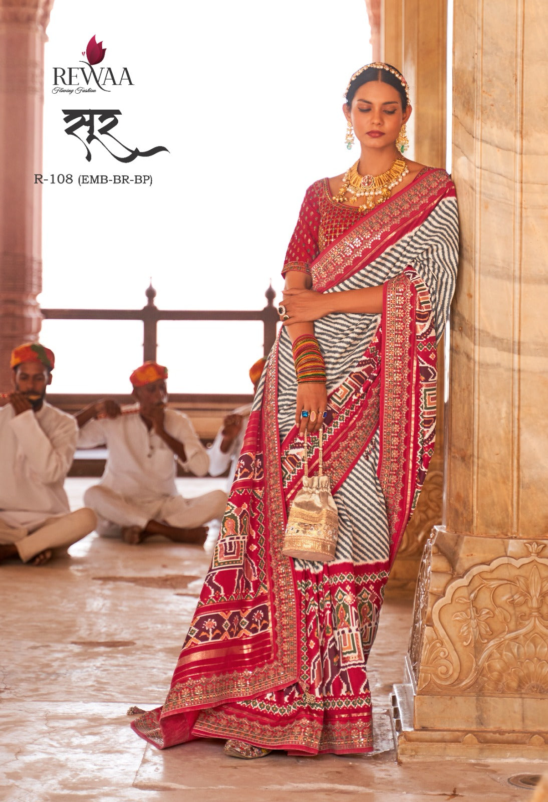 Sur Silk-108 Series Rewaa Sarees