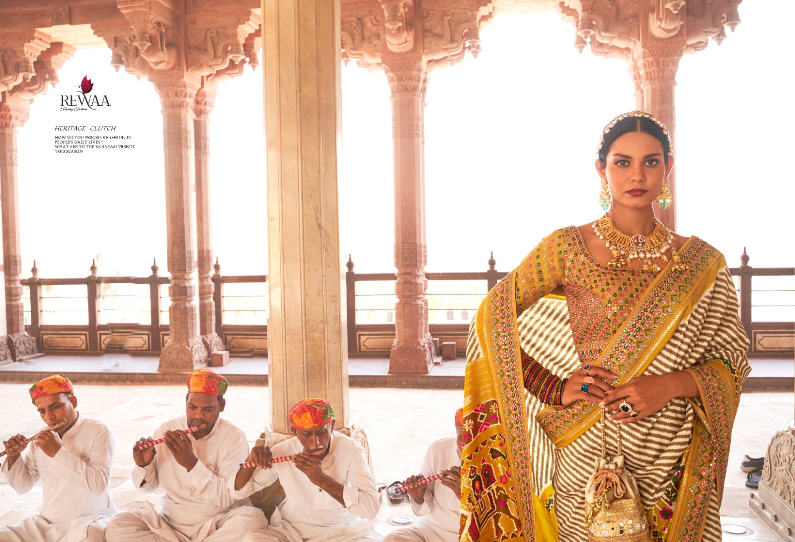 Sur Silk-108 Series Rewaa Sarees