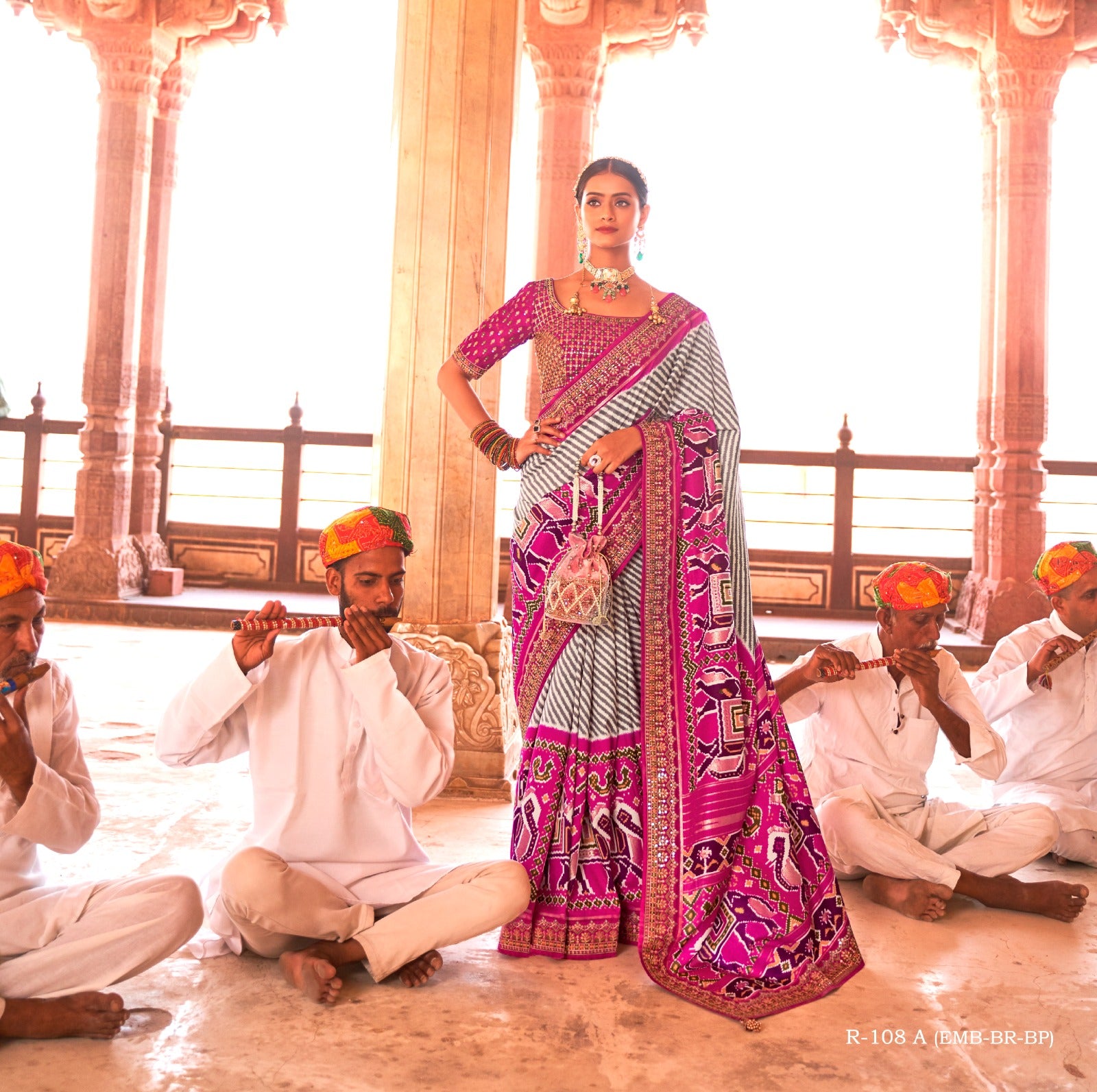 Sur Silk-108 Series Rewaa Sarees