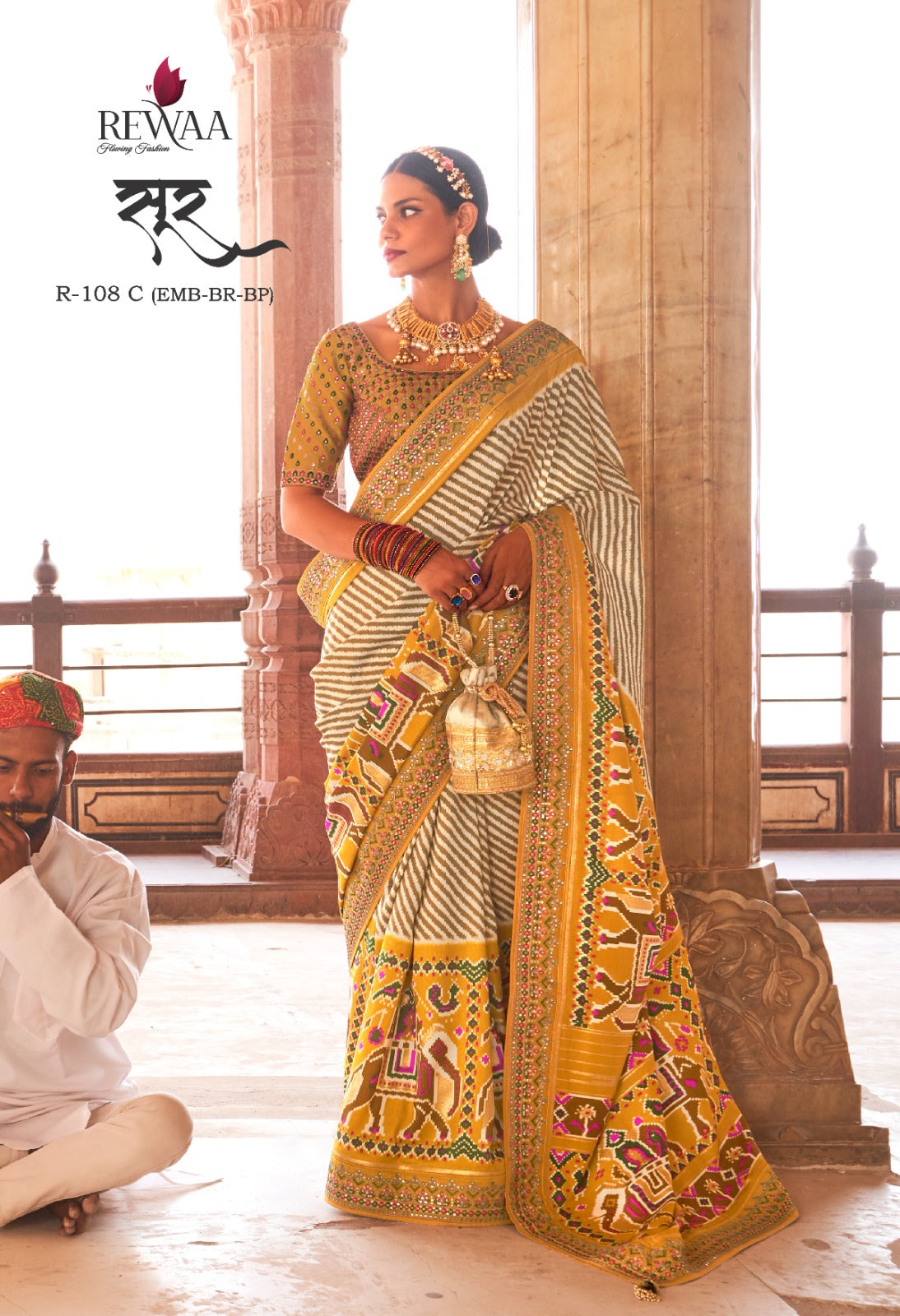 Sur Silk-108 Series Rewaa Sarees