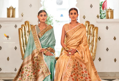 Surkh Pankh Weaving Sarees