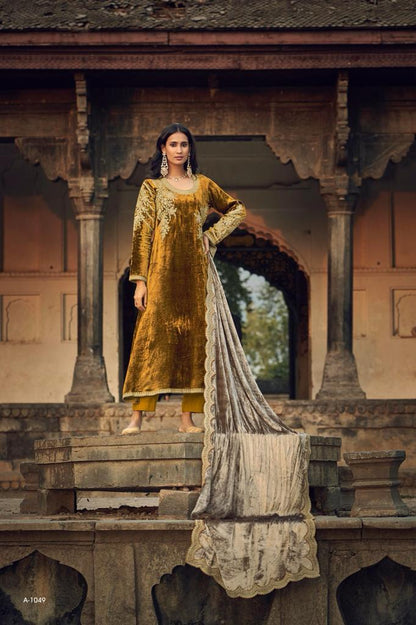 Swag Se Swagat Aiqa Velvet Suits