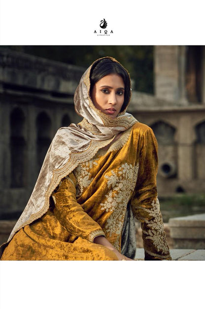 Swag Se Swagat Aiqa Velvet Suits
