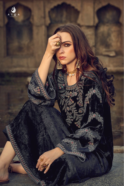 Swag Se Swagat Aiqa Velvet Suits