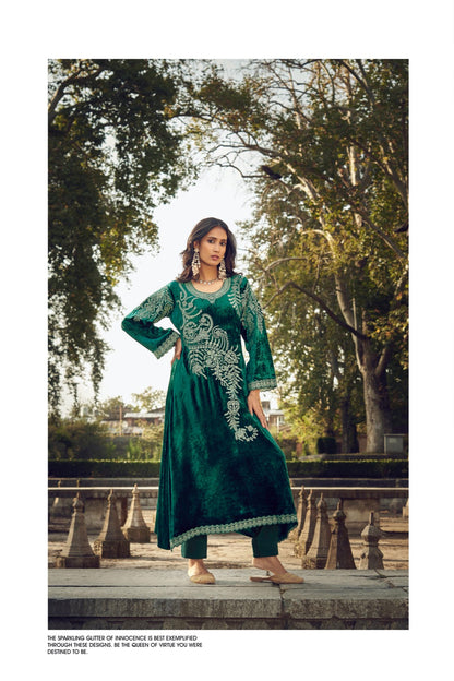 Swag Se Swagat Aiqa Velvet Suits