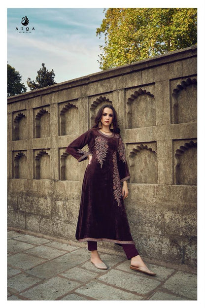 Swag Se Swagat Aiqa Velvet Suits