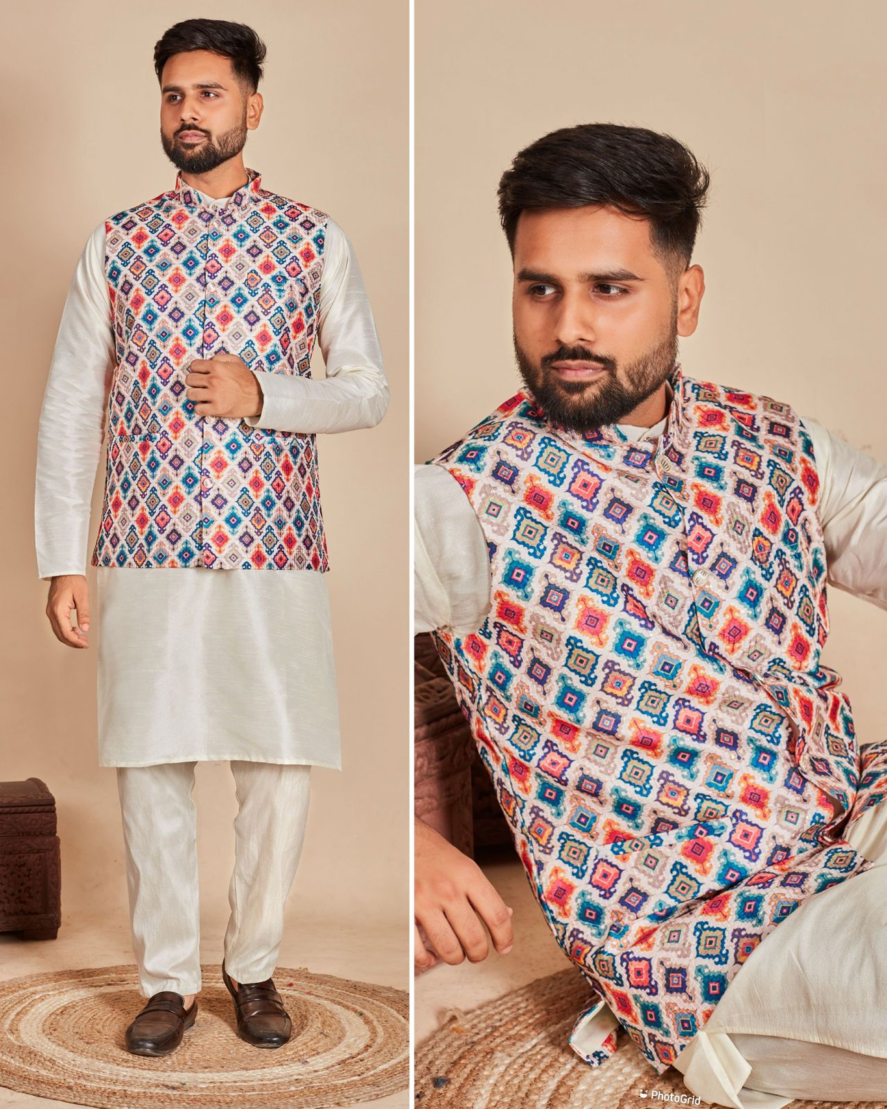 Swagat Vol 2.0 Bluehills Soft Silk Mens Kurta Pajama