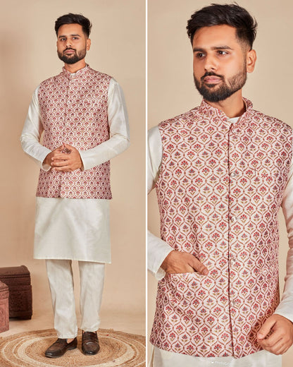 Swagat Vol 2.0 Bluehills Soft Silk Mens Kurta Pajama