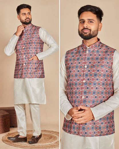 Swagat Vol 2.0 Bluehills Soft Silk Mens Kurta Pajama