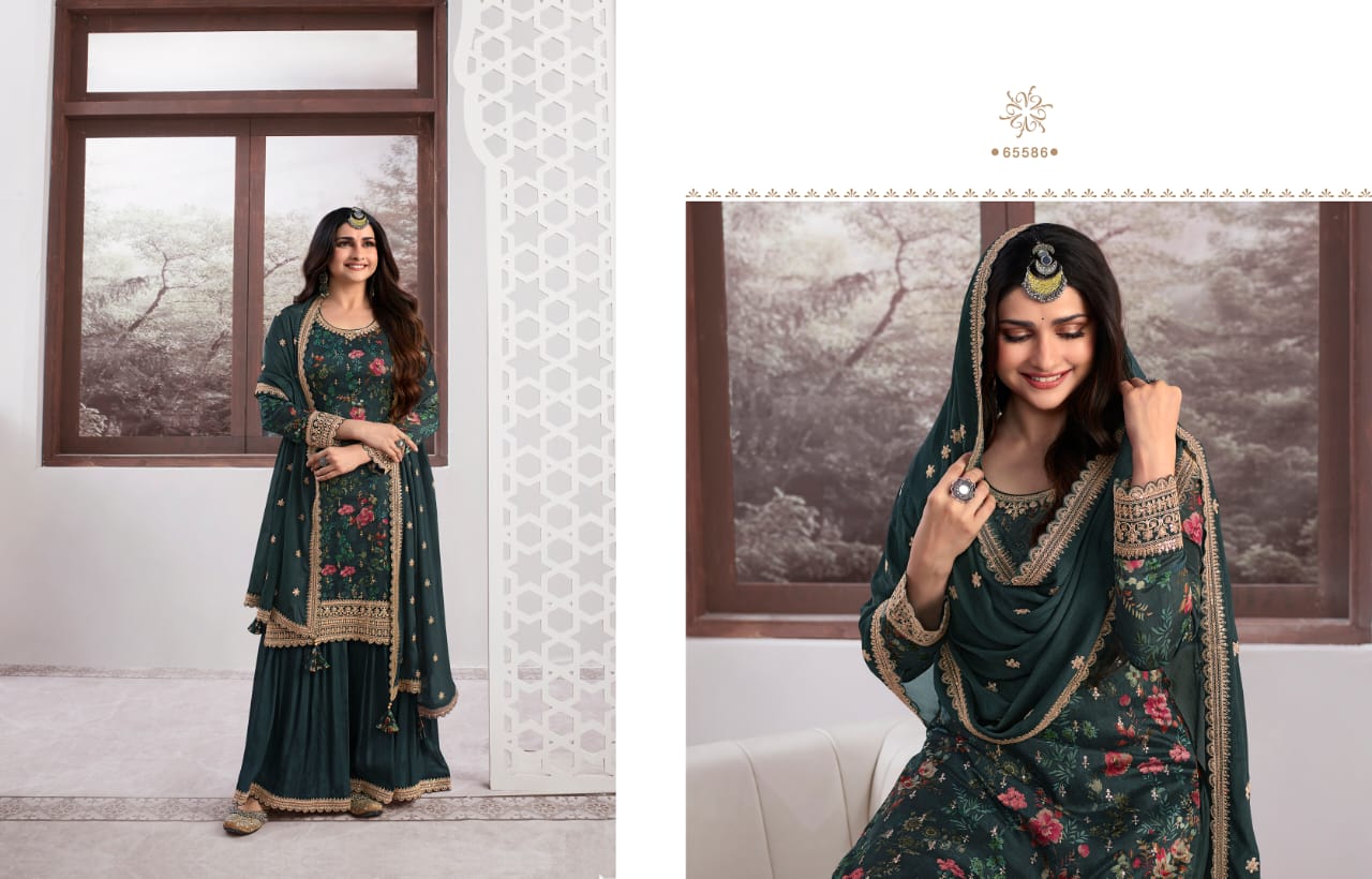 Swara Kuleesh Vinay Fashion Llp Georgette Readymade Sharara Suits