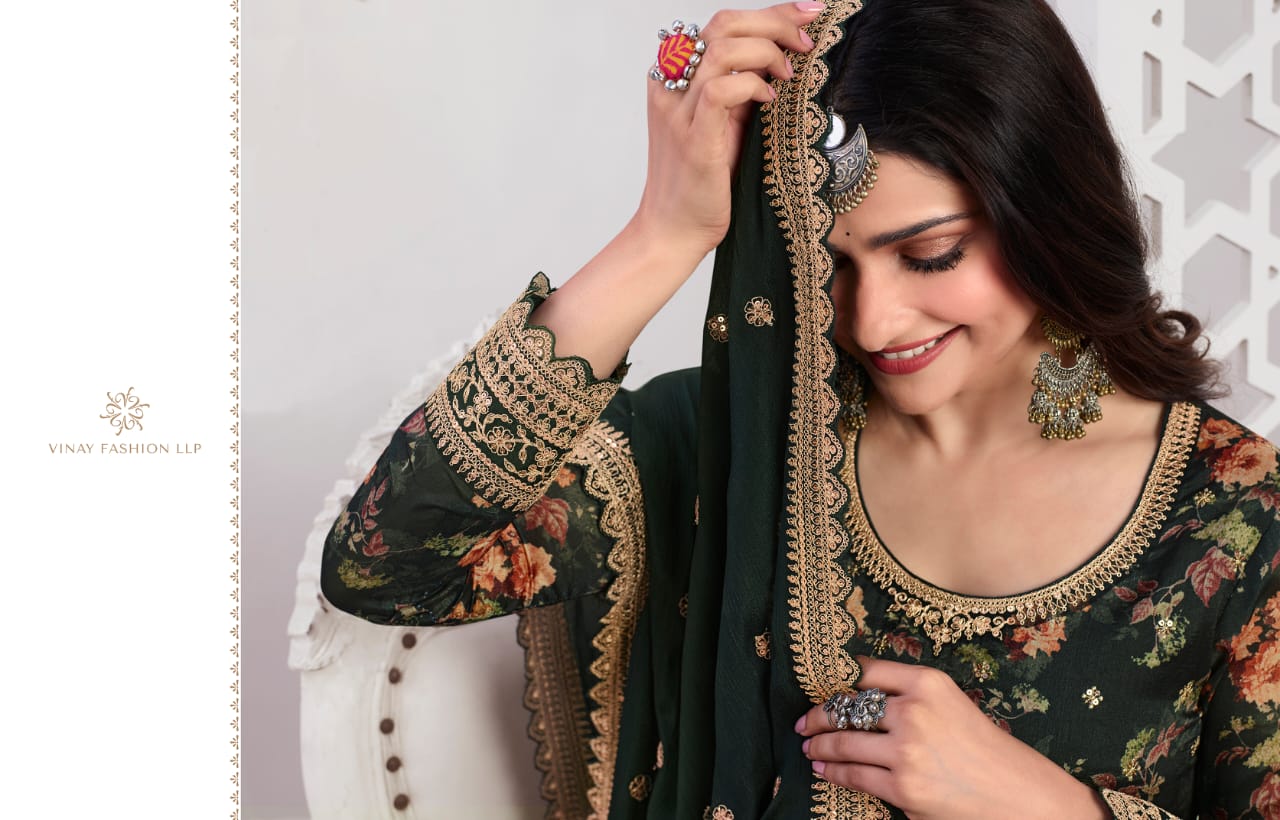 Swara Kuleesh Vinay Fashion Llp Georgette Readymade Sharara Suits