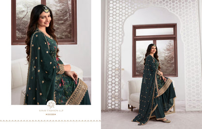 Swara Kuleesh Vinay Fashion Llp Georgette Readymade Sharara Suits