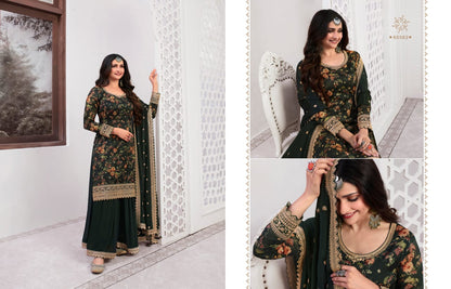 Swara Kuleesh Vinay Fashion Llp Georgette Readymade Sharara Suits