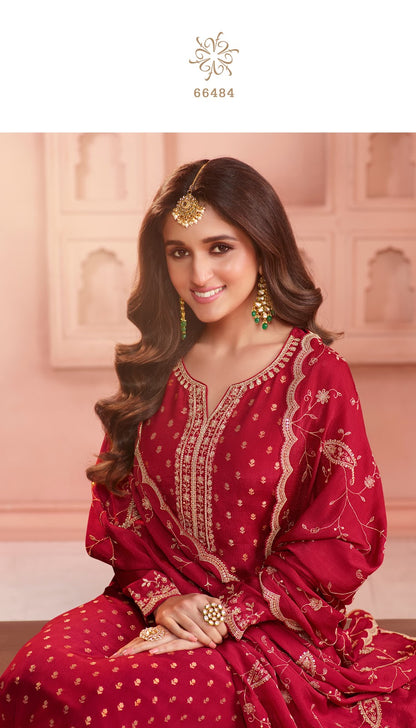 Swarnaa-Kuleesh Vinay Fashion Llp Dola Jacquard Pant Style Suits