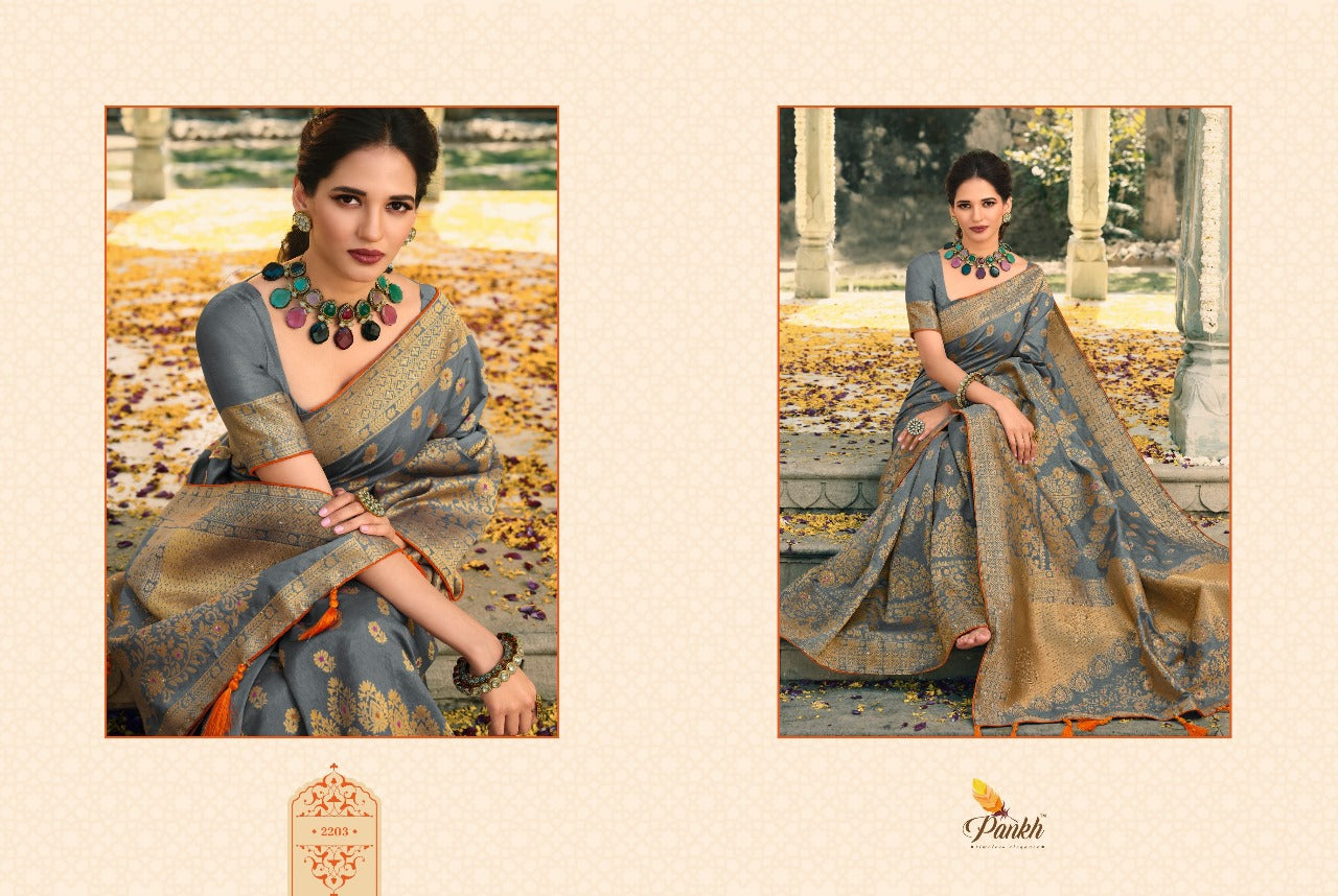 Swarovski Silk Pankh Sarees