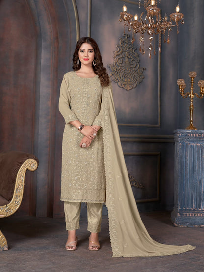 Swati-2006-2010 Swagat Georgette Pant Style Suits