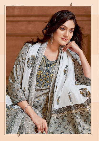 Sweet Girl Vol 1 Miss World Choice Slub Cotton Pant Style Suits