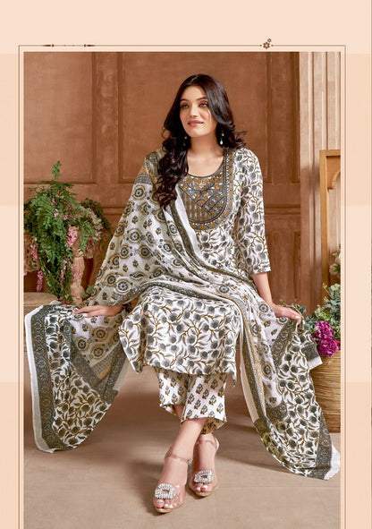 Sweet Girl Vol 1 Miss World Choice Slub Cotton Pant Style Suits