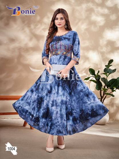 Tai-Dai Bonie Rayon Anarkali Kurtis