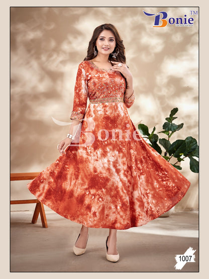 Tai-Dai Bonie Rayon Anarkali Kurtis