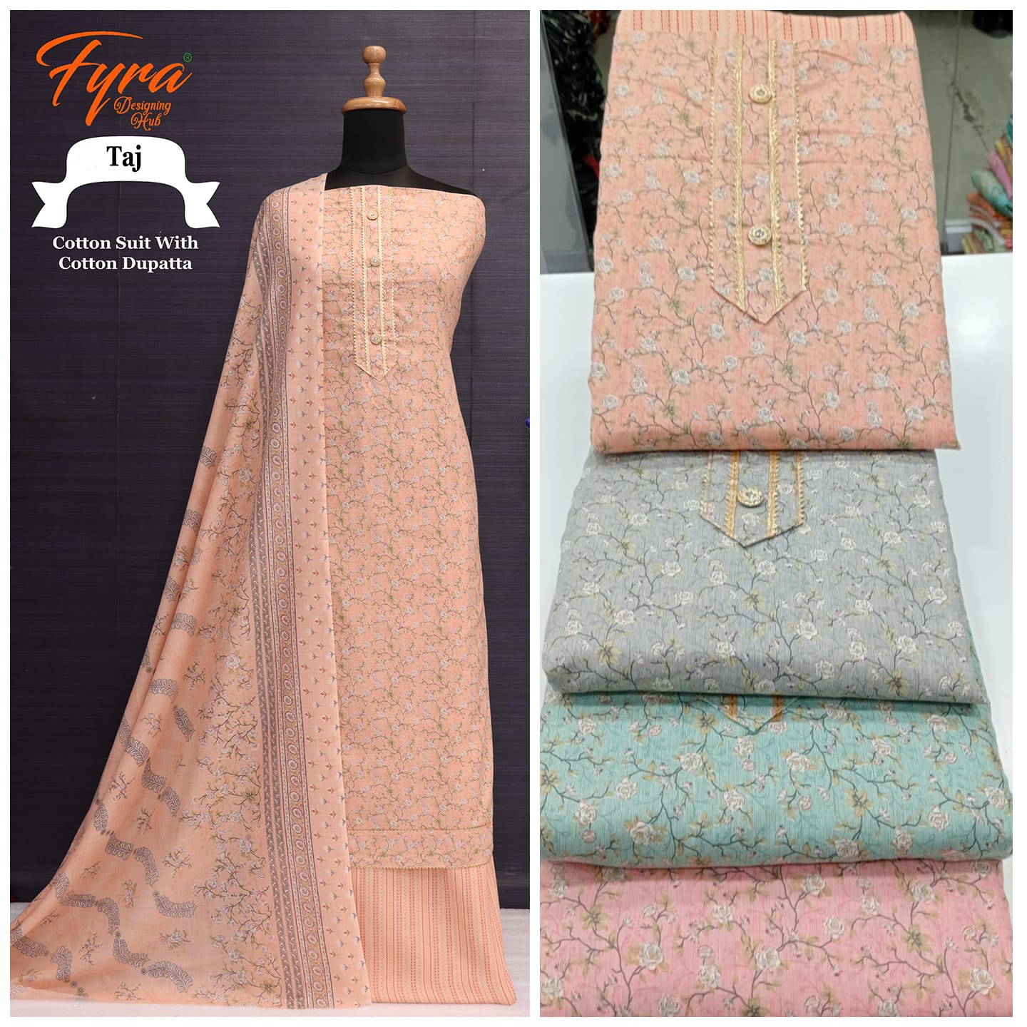 Taj Cotton Fyra Salwar Suits